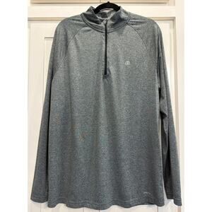 SB Tech coolplay L/S gray 1/4 zip baselayer LT
